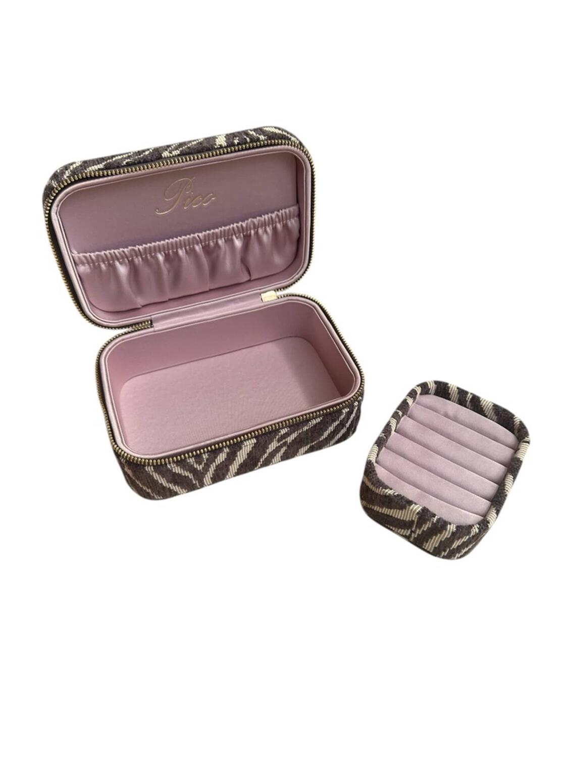 Smykkeskrin, stor - Brown Zebra